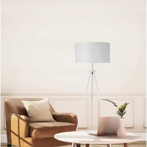 Stojacia lampa 1xE27/40W/230V biela
