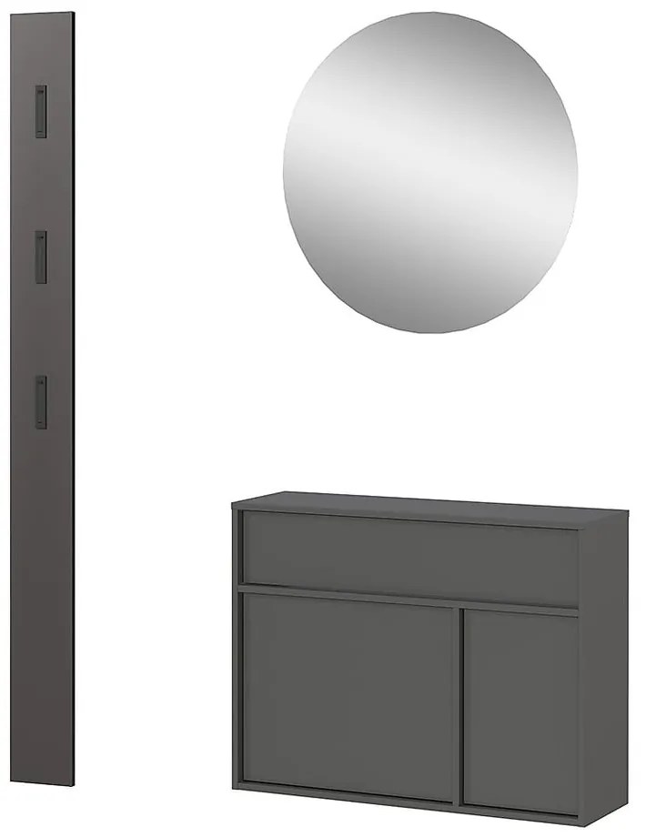 Antracitová predsieňová zostava Ameca 2.0 – Germania