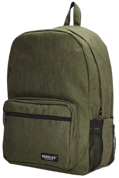 Beagles Zelený ľahký batoh do školy "Rock" 12L