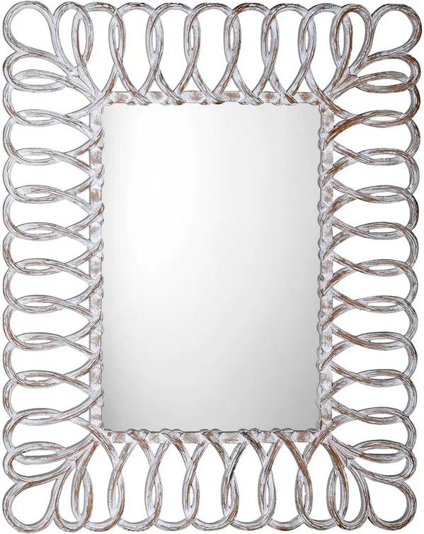 Sevilla IN236 zrkadlo v ráme, 80x120 cm, biele