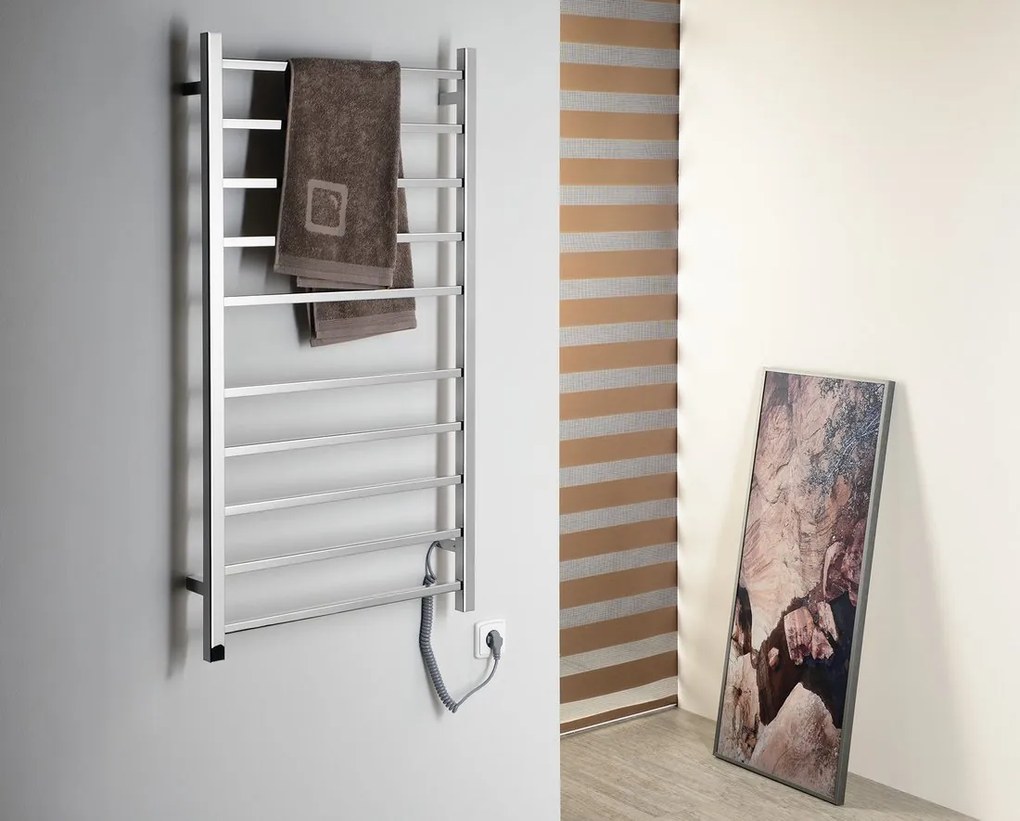 Sapho, ESKINADO Elektrický sušiak uterákov, hranatý, 600x1500mm, 130W, nerez, časovač, ER450T