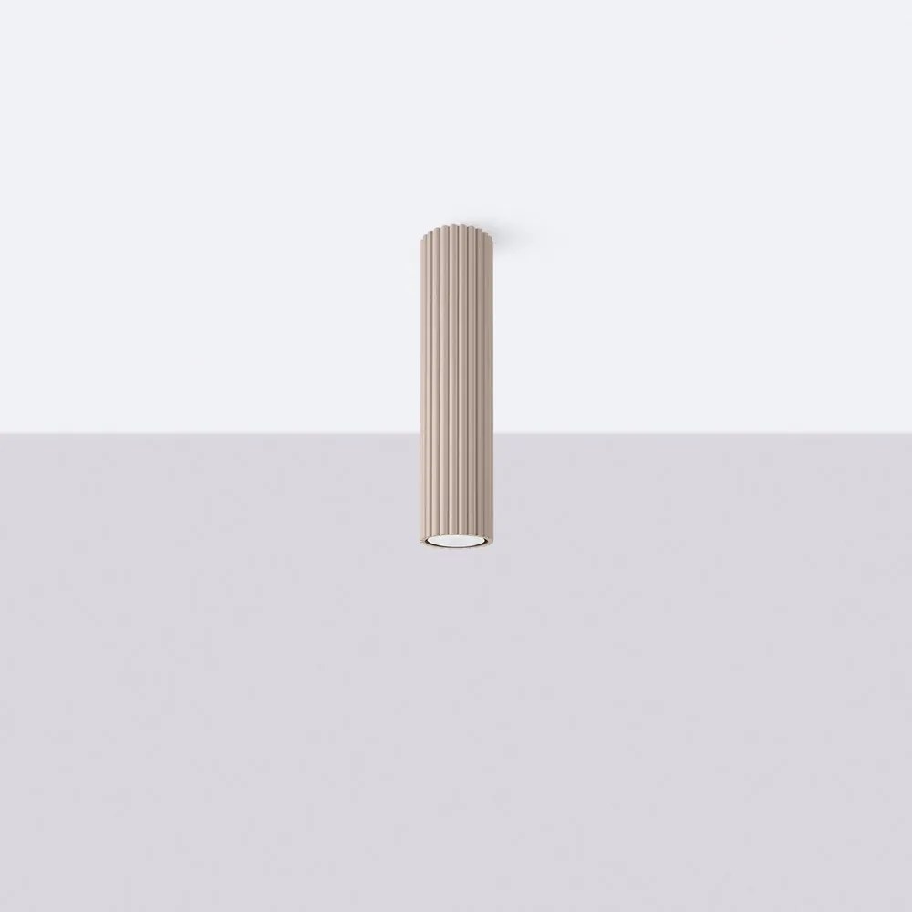 Taupe kovové bodové svietidlo Gleam – Sollux