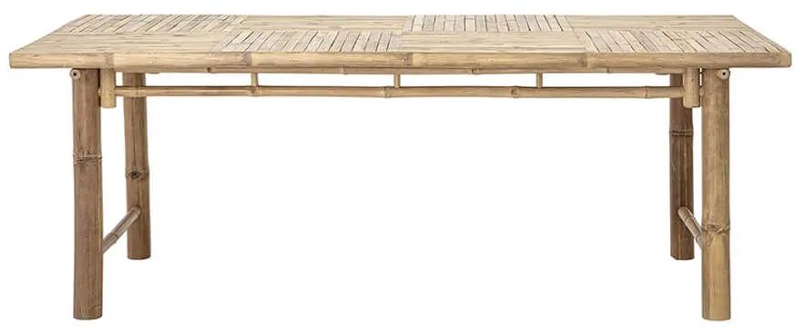 Bambusový jedálenský stôl sole 200 x 100 cm prírodný MUZZA