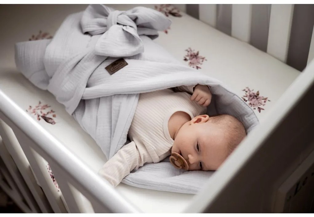 Mušelínová zavinovačka Sleepee Rose