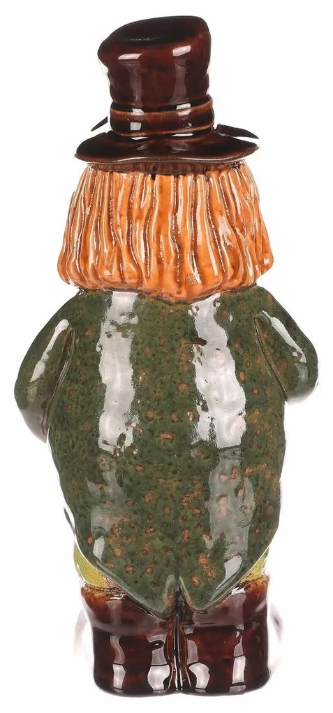 Záhradná dekorácia Vodník stojaci, keramika, 9 x 9 x 24 cm, 24 cm