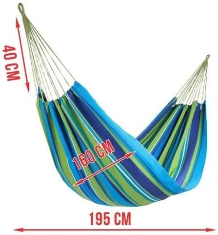 ShopJK HOJDACIA SIEŤ DOUBLE XXL 150X200CM