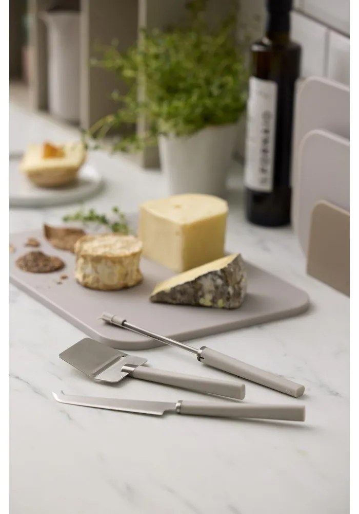Súprava nožov 3 ks na syr z nehrdzavejúcej ocele Emma – Rosti
