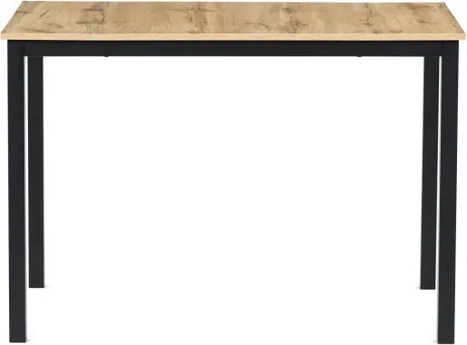 Jedálenský stôl 110x70 cm GDT-202 OAK divoký dub / čierny