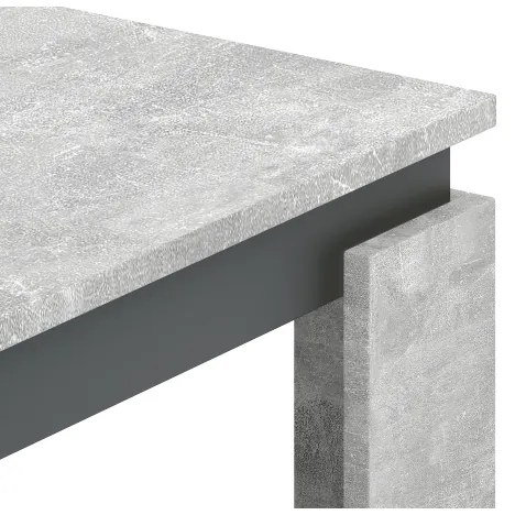 Konferenčný stolík OLAF, betónová šedá/antracit