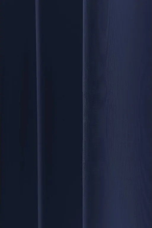 Tmavomodrý záves OXFORD 140x250 cm Zavesenie: Riasiaca páska