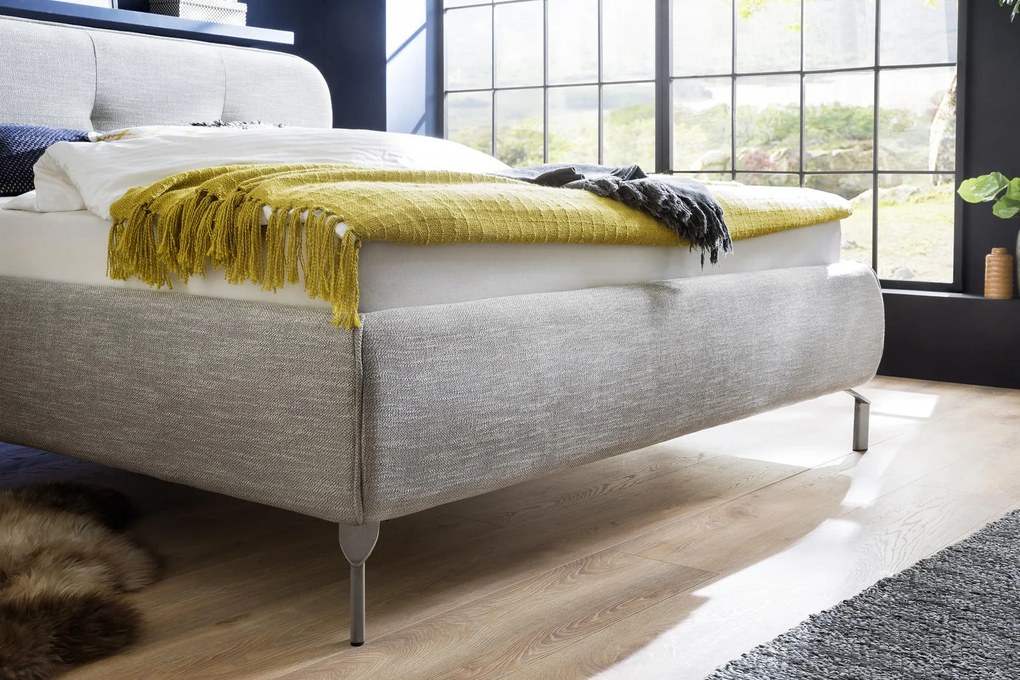 Čalúnená posteľ s priestorom 180x200 Portegise grey
