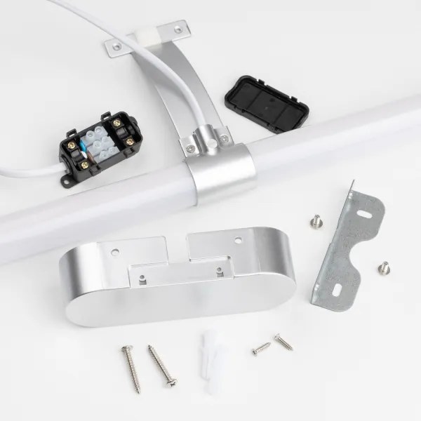 Brilagi - LED osvetlenie kúpeľňového zrkadla TUBEO LED/8W/230V 60 cm IP44 strieborné