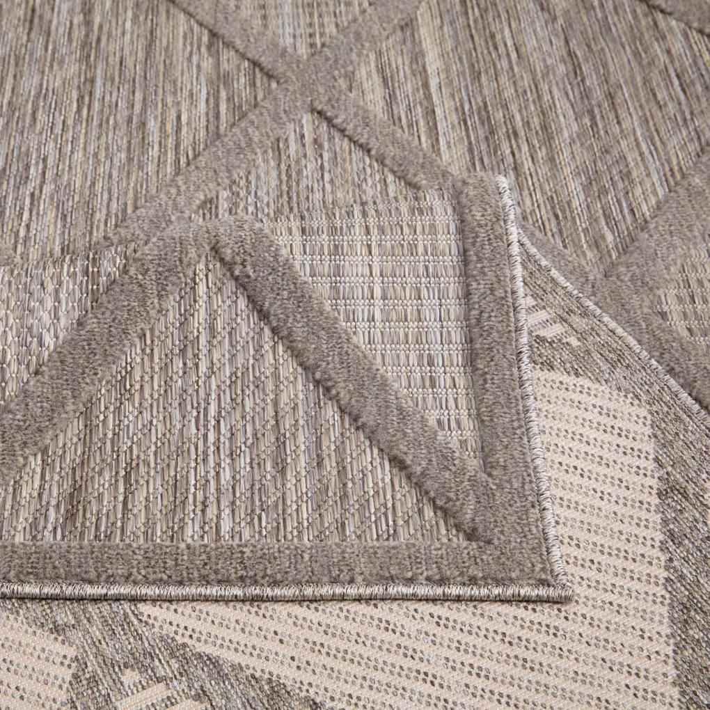 Dekorstudio Terasový koberec SANTORINI - 457 hnedý Rozmer koberca: 160x230cm
