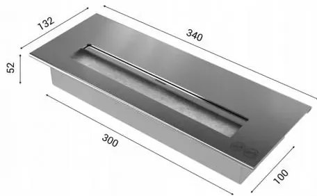 Kratki INDIA/CZARNY/TUV - BIO krb INDIA 8,5x49 cm 2,5kW čierna