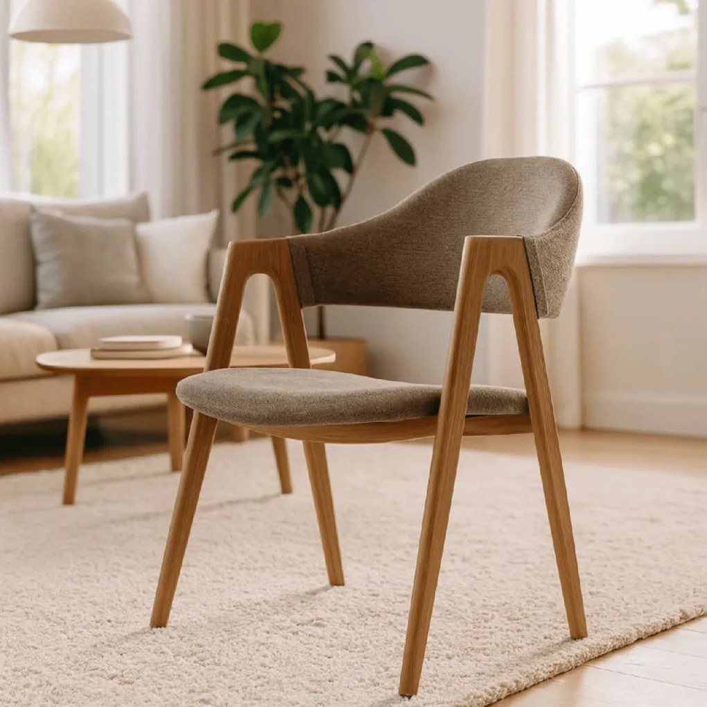 PROXIMA.store - Čalúnená jedálenska stolička RUIZ FARBA: čierna