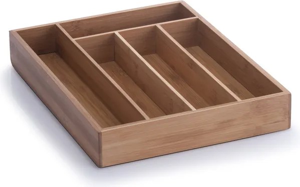 Zeller Present 2. jakost - Bambusový organizér, příborník s 5 přepážkami ZELLER 34 x 26 cm