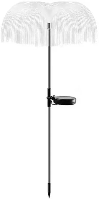 ST Záhradná solárna lampa medúza 75cm meciaca farby