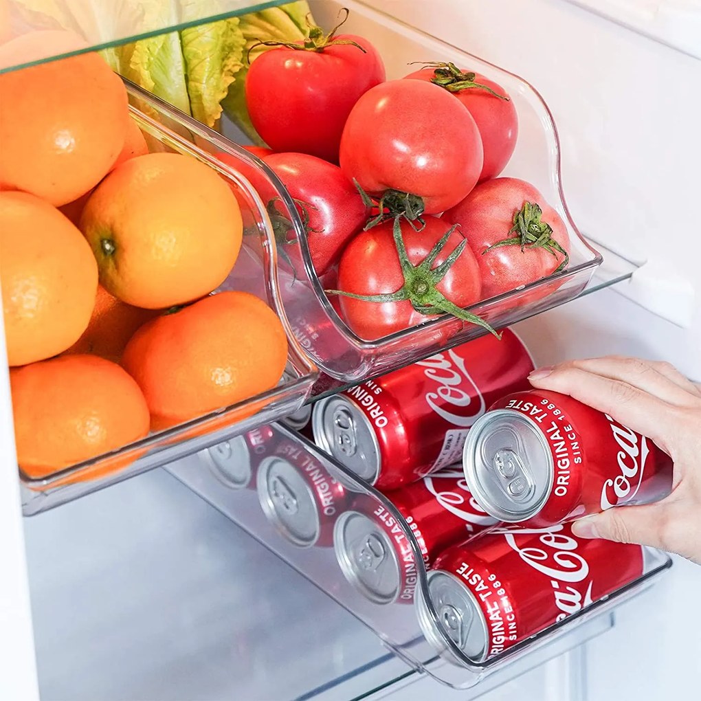 5Five® Transparentný organizér, do chladničky, znížená predná hrana, BINS