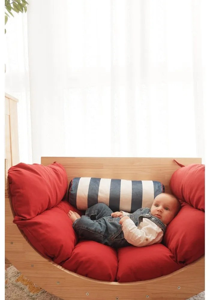 Zamatový detský vankúšik Stripes – Playmobil