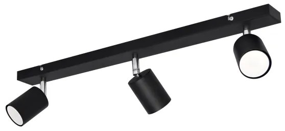 LED Bodové svietidlo TUNE 3xGU10/4,8W/230V čierna