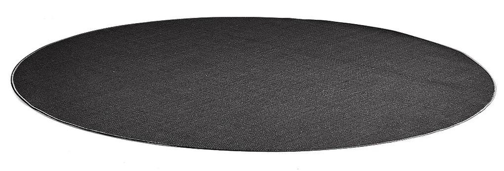 Okrúhly koberec ALVIN, Ø 2500 mm, čierny