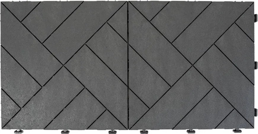 Gumová dlaždica ARISTA 30 x 30 cm, antracit MHEU5100540