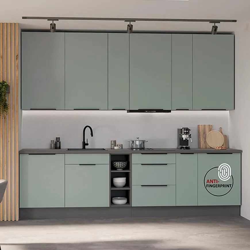 Kuchynská linka Aria SA/ANT 300 cm bez kuchynskej dosky