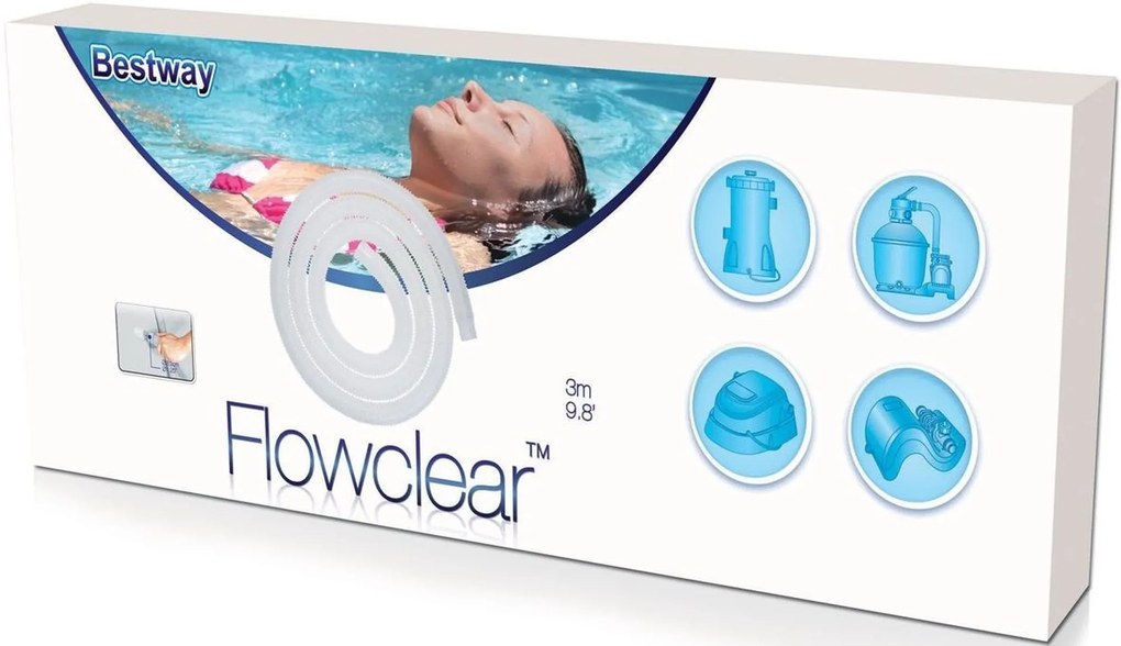 BESTWAY Náhradná hadica k filtrácii 32 mm/3 m 58369