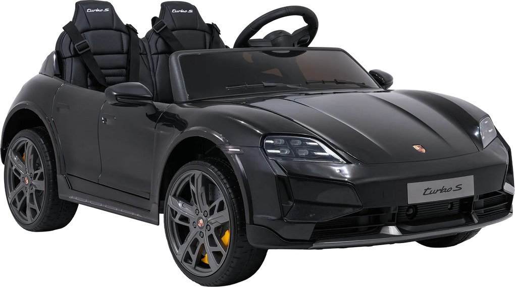 Ramiz Porsche Taycan Turbo S vozidlo Čierna