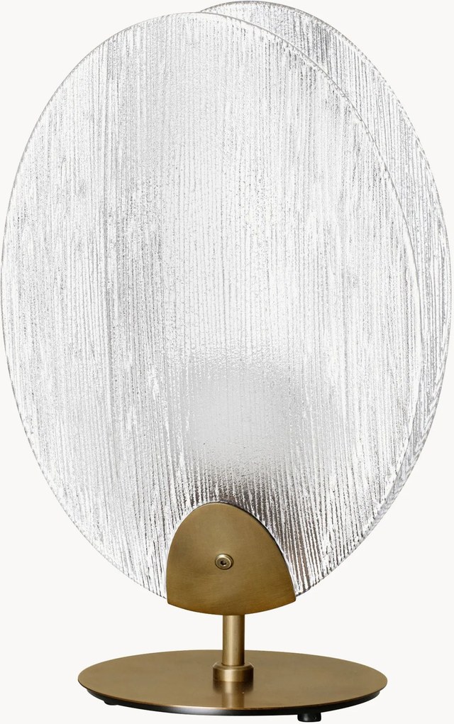 Ručne vyrobená veľká stolová LED lampa Shelina
