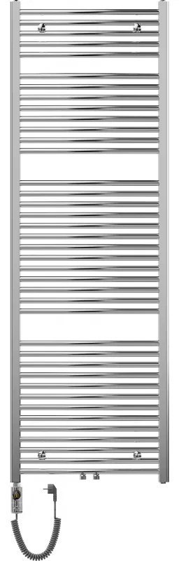 Mexen Ares, elektrické vykurovacie teleso 1800x600 mm + vykurovacia tyč 900 W, chrómová, W102-1800-600-2900-01