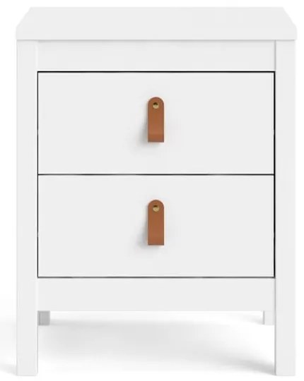 Biely nočný stolík Madrid - Tvilum