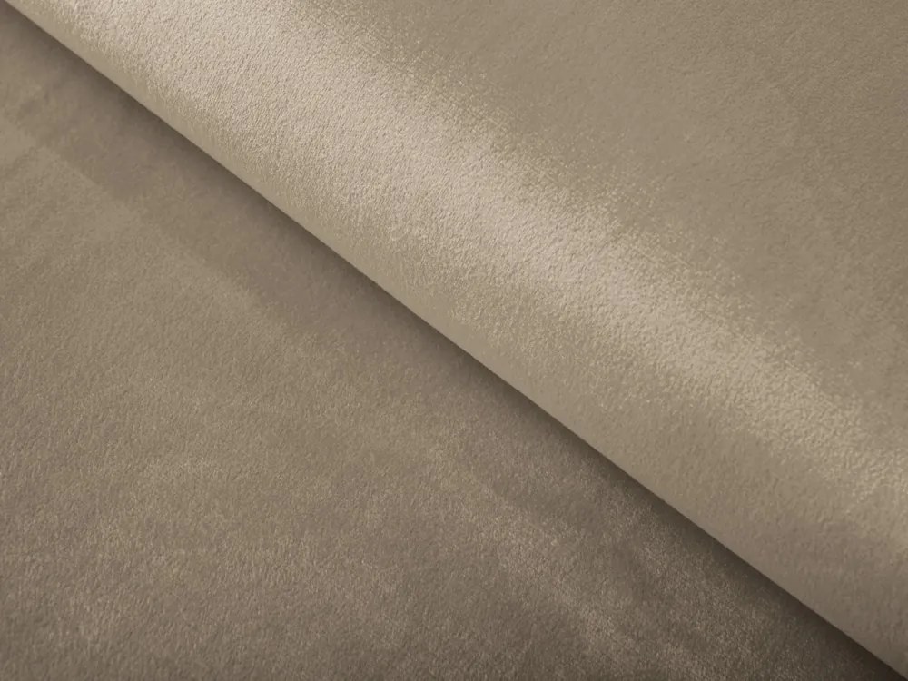 Biante Zamatový záves Velvet Prémium SVP-030 Sivobéžový - šírka 135 cm 135x160 cm