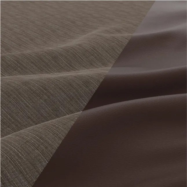 Rohová rozkladacia sedačka LUGO cappuccino / hnedá