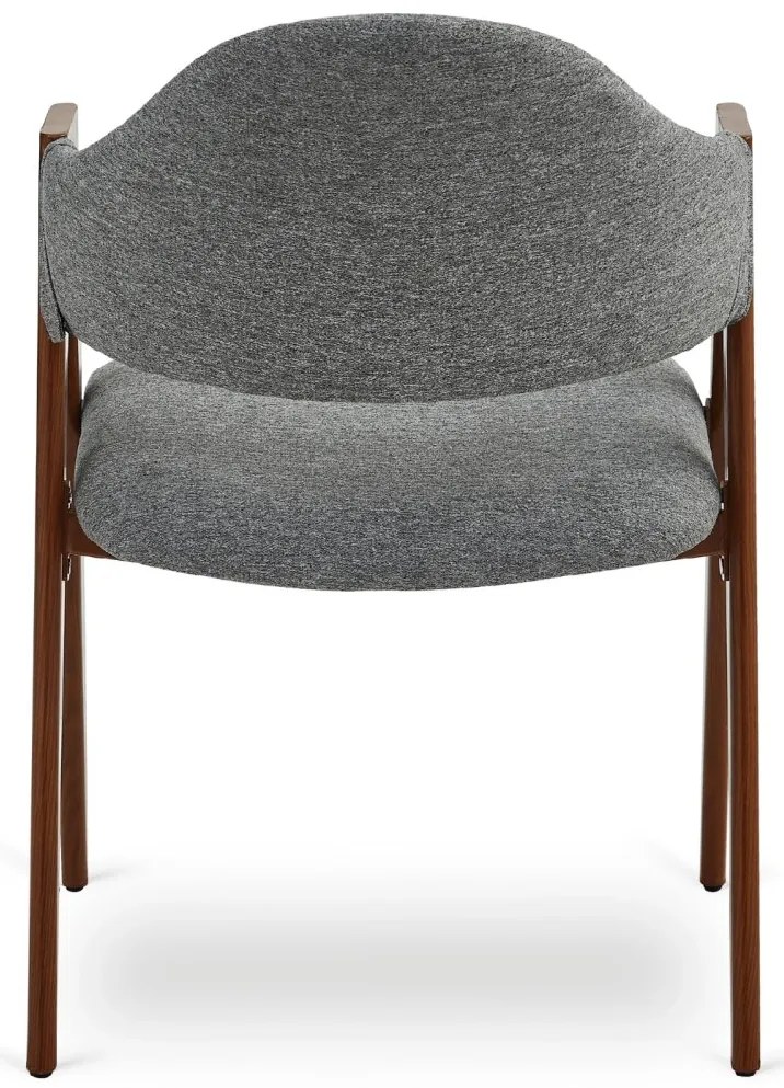 PROXIMA.store - Čalúnená jedálenska stolička RUIZ FARBA: béžová, FARBA NÔH: orech