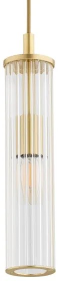Argon 8489 - Luster na lanku HAMPTON 1xE14/7W/230V zlatá
