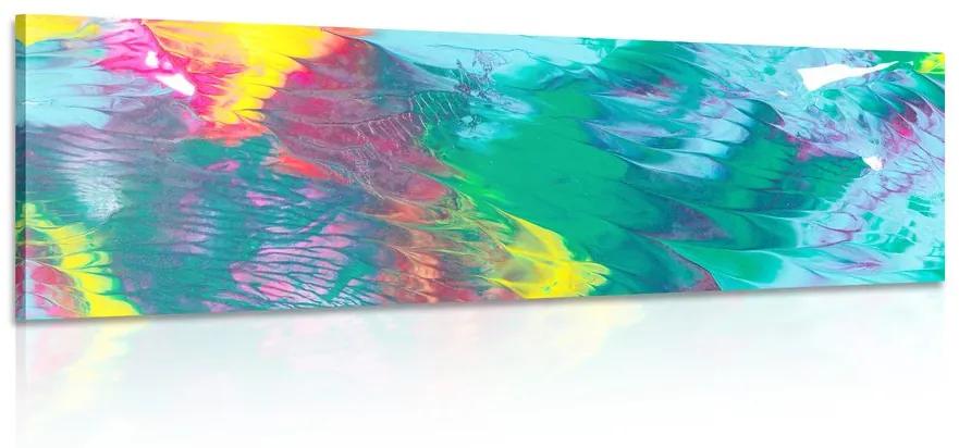 Obraz abstrakcia v pastelových farbách Varianta: 150x50