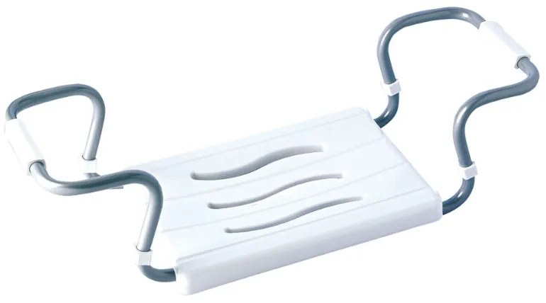 Spirella Nastaviteľné sedátko do vane, biela, 55–65 cm