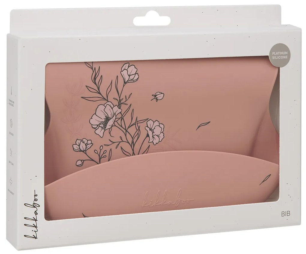 Podbradník s vreckom Platinum Silicone Flora Blush
