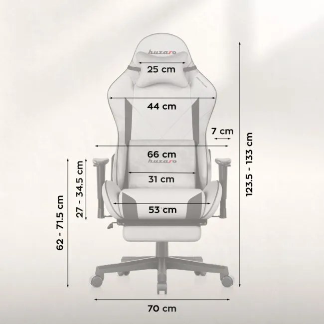 Herná stolička Force 5.7 Grey