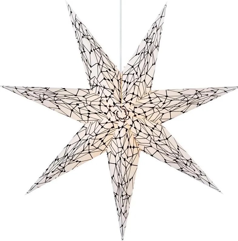 Markslöjd 704876 - Vianočná dekorácia KARLA 1xE14/25W/230V biela 75 cm