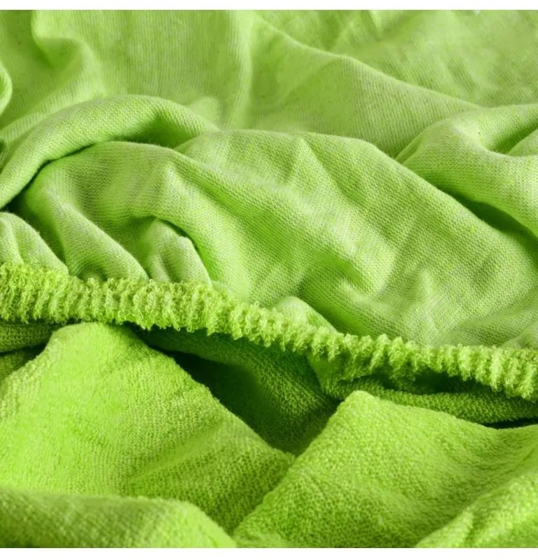Plachta posteľná zelená froté EMI