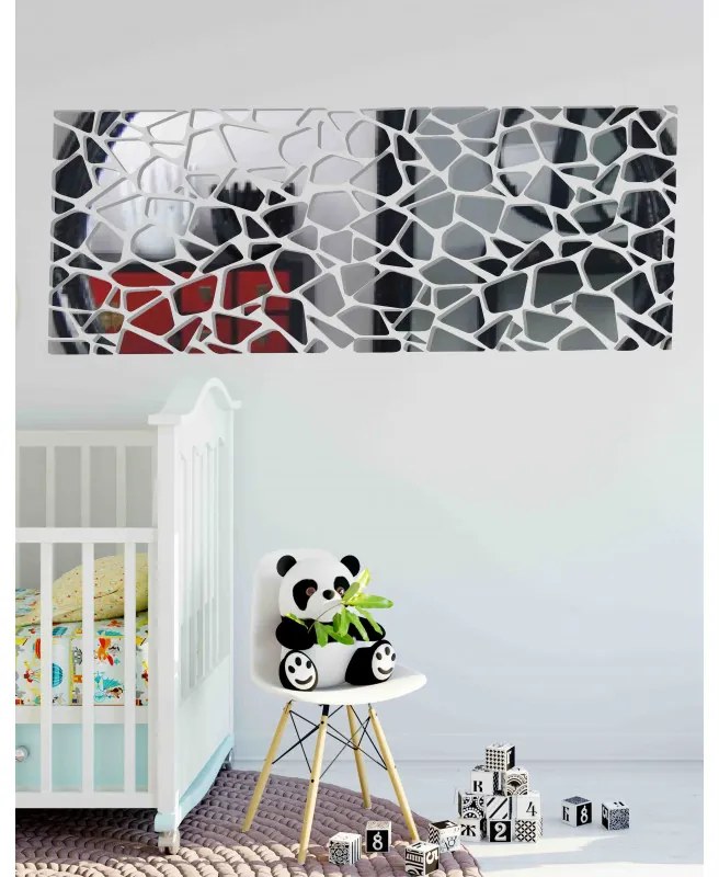 Zrkadlová nálepka na stenu samolepka I SENTOP OX003