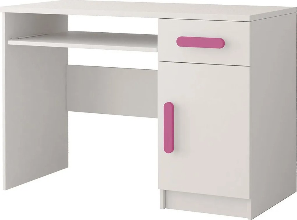 Písací stôl SMYK - biely (viac variant)