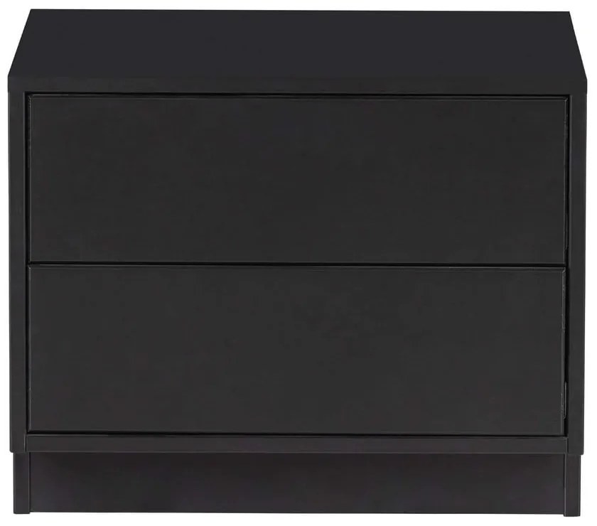 Čierny modulárny TV stolík z borovicového dreva 50x40 cm Finca – WOOOD