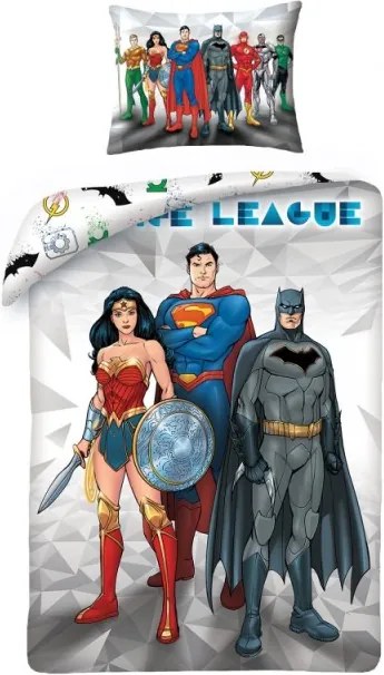 Halantex povlečení DC Comics-Liga Spravedlnosti JL-8102BL 140x200 70x90