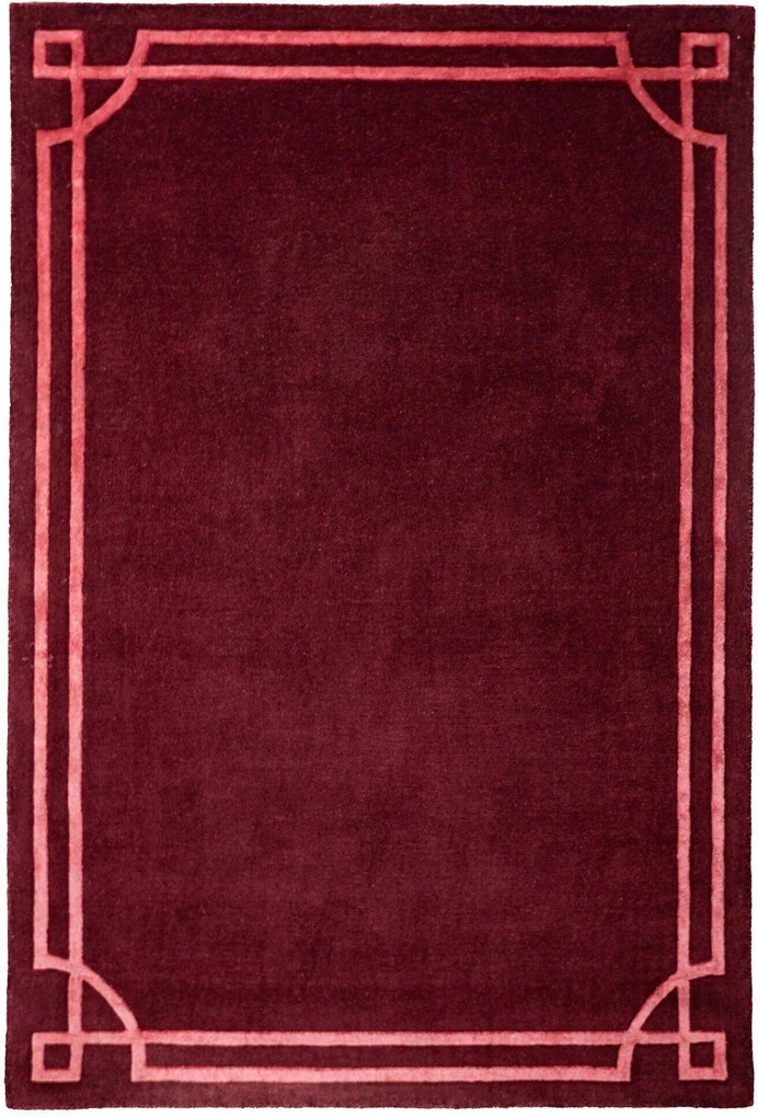 XXXLutz VLNENÝ KOBEREC, 120/170 cm tmavočervená Flair Rugs - Online Only bytové doplnky - 003165045901