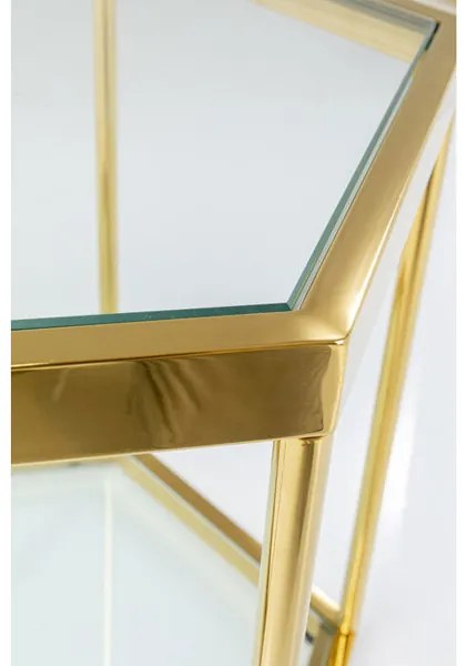 Comb konferenčný stolík zlatý
