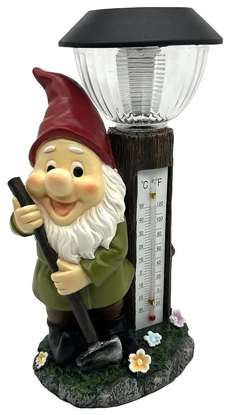 Solárna lampa trpaslík GIMLI AO-GI105SL