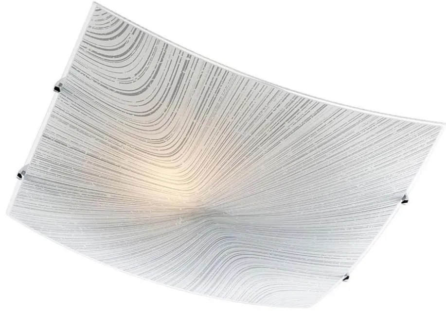 Redo 05-812 - Stropné svietidlo SHAKE 1xE27/42W/230V 29,5x29,5 cm biele